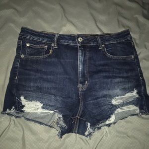 AE NWOT super hi-rise shorties